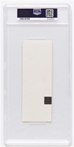 World Trade Center Ticket from 2001 -- Encapsulated and Graded Excellent 5 by PSA/DNA