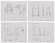 Concept Prints for the Character of P.T. Flea in ''A Bug's Life'' -- Totals 18 Pages