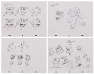 Concept Prints for the Character of P.T. Flea in ''A Bug's Life'' -- Totals 18 Pages
