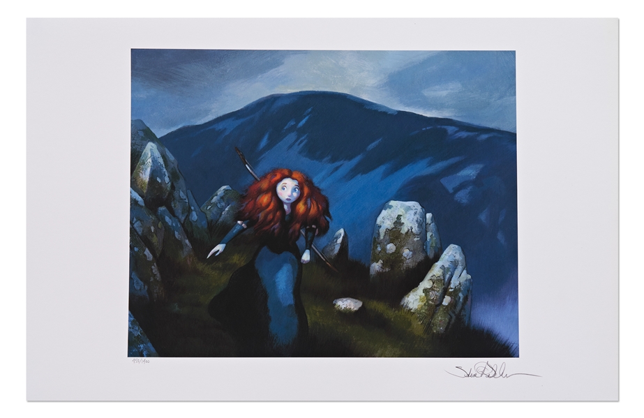 Brave Limited Edition Artwork by Steve Pilcher Given to Crew of the Film