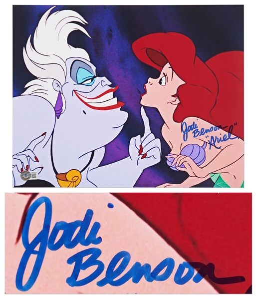 The Little Mermaid 14 x 11 Photo Signed by Jodi Benson as Ariel -- With Beckett COA