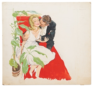 Marshall Dawson Miller Gouache on Board Illustration Artwork