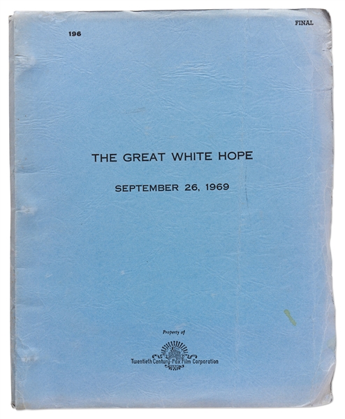 Screenplay for the 1970 Film The Great White Hope