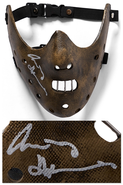 Anthony Hopkins Signed Silence of the Lambs Mask
