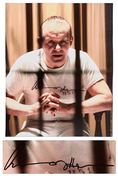 Anthony Hopkins Signed 16 x 20 Photo from Silence of the Lambs