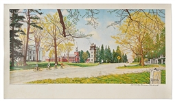 Norman Rockwell Signed Lithograph of His ''Springtime in Stockbridge''