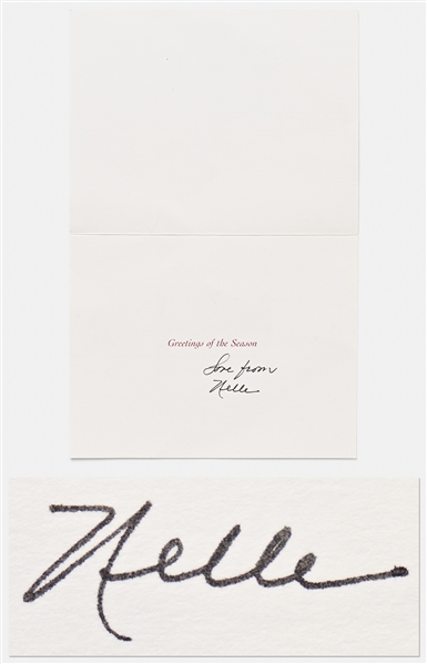 Harper Lee Christmas Card Signed