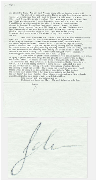 John Steinbeck Letter Signed -- ...It is not true that you are only homesick for a good home...