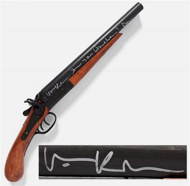 Val Kilmer Signed Tombstone Rifle -- Kilmer Writes Val Kilmer Im your Huckleberry! Doc -- With JSA COA