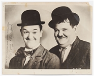 Laurel and Hardy Signed 8'' x 10'' Photo from 1932 -- With PSA COA