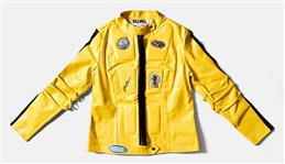 Yellow Leather ''Kill Bill'' Jacket Signed by Uma Thurman -- With Beckett COA
