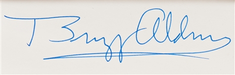 Signatures by All Three Apollo 11 Astronauts, Displayed with an Original ''New York Times'' Announcing the Moon Landing
