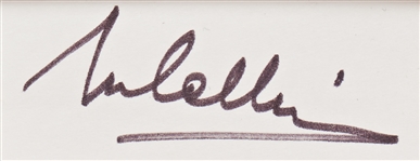 Signatures by All Three Apollo 11 Astronauts, Displayed with an Original ''New York Times'' Announcing the Moon Landing