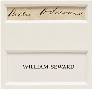 Abraham Lincoln & His Entire Cabinet Signed Display with a Photograph of the Reading of the Emancipation Proclamation -- Measures Over 39'' x 32''