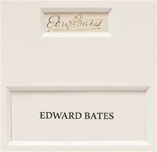 Abraham Lincoln & His Entire Cabinet Signed Display with a Photograph of the Reading of the Emancipation Proclamation -- Measures Over 39'' x 32''