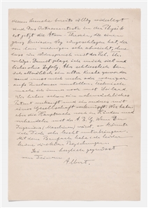 Exceptional Albert Einstein Autograph Letter Signed -- ''...atomic theory...has taken a very curious path, one that differs greatly from mine, without contradicting the theory of relativity...''