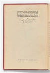 Edgar Rice Burroughs and Tarzan Actor James H. Pierce Signed ''Tarzan the Invincible''