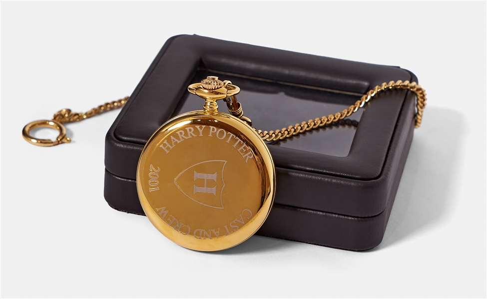 Harry Potter and the Philosophers Stone Pocket Watch Given to the Cast and Crew of the 2001 Film
