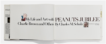 Charles Schulz Signed First Edition of the Coffee Table Book ''Peanuts Jubilee''