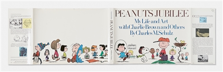 Charles Schulz Signed First Edition of the Coffee Table Book ''Peanuts Jubilee''