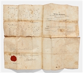 Hawaiian King Kamehameha IV and Princess Kaahumanu Signed Royal Patent from 1855 -- Granting Land in Hawaii