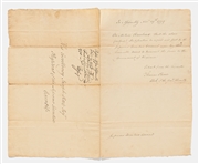 Thomas Paine Autograph Manuscript Signed as Clerk of the Pennsylvania Assembly in 1779 -- Paine Sends a Resolution to the Governor That Extends the Mason-Dixon Line Approximately 350 Miles West