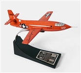 Chuck Yeager Signed Bell X-1 Model Airplane in Original Box -- The Plane Yeager Piloted When He Broke the Sound Barrier in 1947