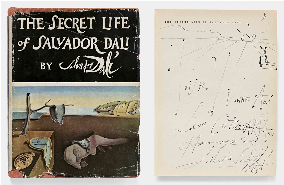Salvador Dali Signed Original Artwork Within The Secret Life of Salvador Dali