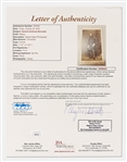 General Ambrose Burnside Signed CDV by Mathew Brady -- With JSA COA