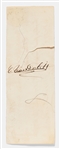 Cornelius Vanderbilt Endorsed Money Order from 1863
