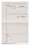 Little Bighorn Survivor Frank M. Gibson of the 7th Cavalry Signed Court Martial Document