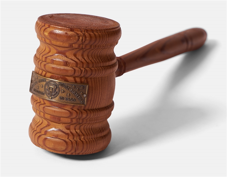 Large Gavel Made of Wood from the White House