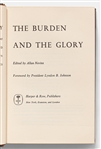 Jacqueline Kennedy Signed Deluxe Limited Edition of ''The Burden and the Glory'' by John F. Kennedy -- One of Only 100 Copies Signed by the First Lady