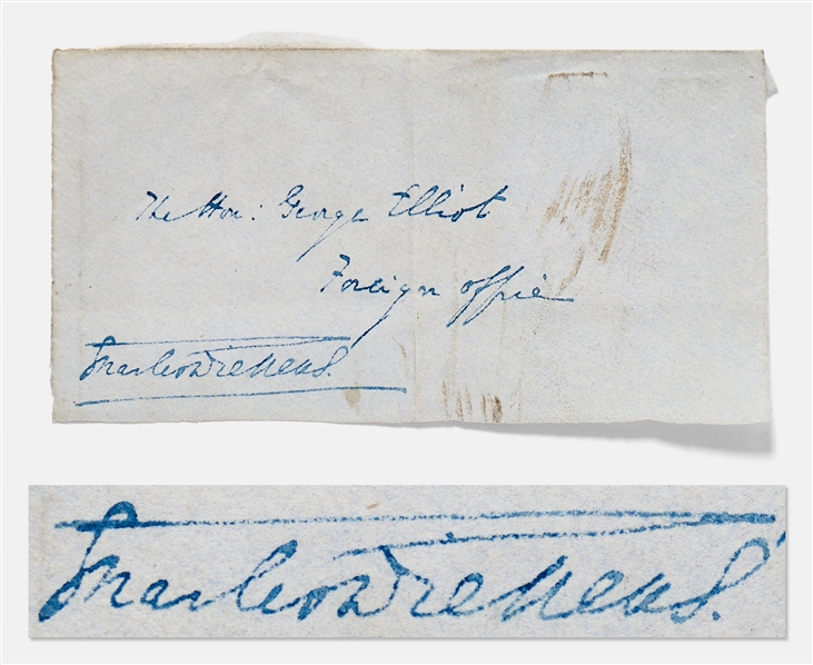 Charles Dickens Signed and Handwritten Cover