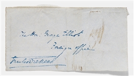 Charles Dickens Signed and Handwritten Cover