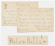 Helen Keller Autograph Letter Signed from 1914 Mentioning My teacher