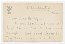 Helen Keller Autograph Letter Signed from 1914 Mentioning ''My teacher''