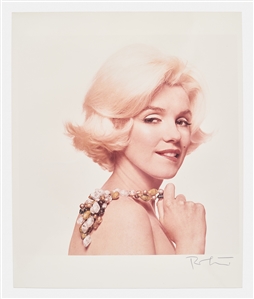 Marilyn Monroe 20 x 24 Photograph Titled Flirtatious from The Last Sitting Signed by Photographer Bert Stern