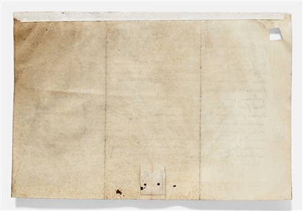 Lord Dunmore Document Signed from 1769 Shortly Before His Royal Appointment as Governor of New York