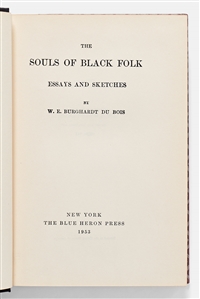 W.E.B. Du Bois Signed Limited Edition of His Book, ''The Souls of Black Folk''