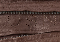 Gus Grissom's Personally Owned Leather Bomber Jacket