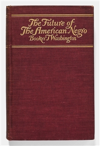 Booker T. Washington Signed First Edition, First Printing of His First Major Publication, ''The Future of the American Negro''