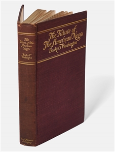 Booker T. Washington Signed First Edition, First Printing of His First Major Publication, ''The Future of the American Negro''