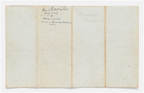Hawaiian King Kamehameha III Signed Royal Patent from 1853 -- Granting Land in Hawaii