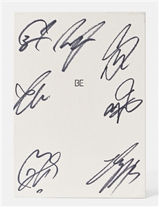 BTS Band-Signed ''BE'' CD Deluxe Edition Box Set -- With Charity COA