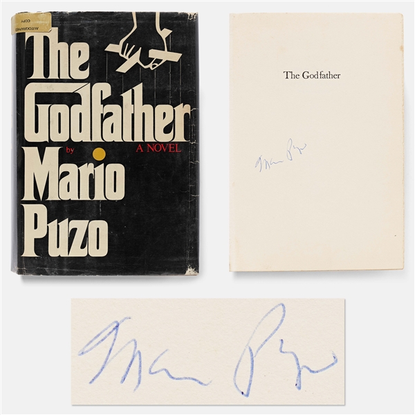 Mario Puzo Signed First Edition, First Printing of The Godfather with Dust Jacket -- Uninscribed