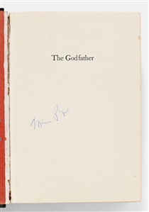Mario Puzo Signed First Edition, First Printing of ''The Godfather'' with Dust Jacket -- Uninscribed