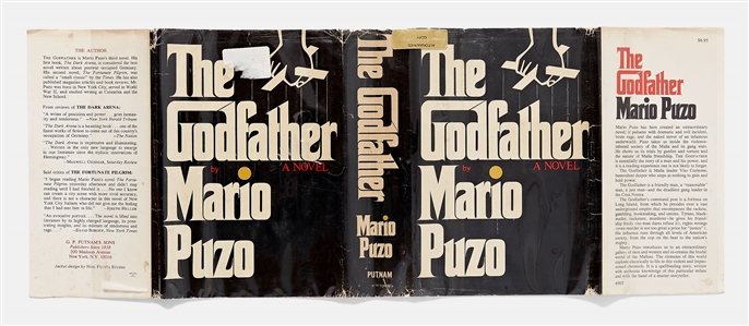 Mario Puzo Signed First Edition, First Printing of ''The Godfather'' with Dust Jacket -- Uninscribed