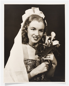 Marilyn Monroe 11 x 14 Photograph by H. Maier Studios from Early in Her Modeling Career, Circa 1943-1944