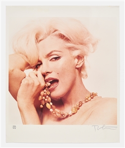Marilyn Monroe 20 x 24 Photograph from The Last Sitting Signed by Photographer Bert Stern